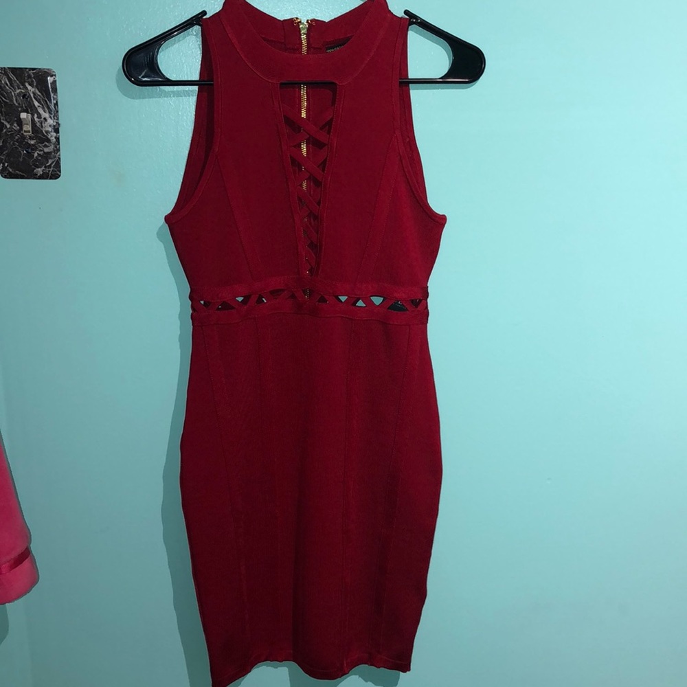 Red Bodycon dress - never worn
